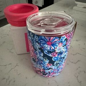 NWT Authentic Lilly Pulitzer Pink Insulated Tumbler